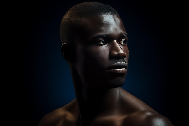 African male black Luxury person Generate Ai