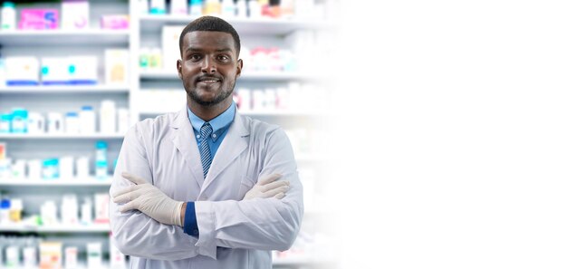 Photo african pharmacist