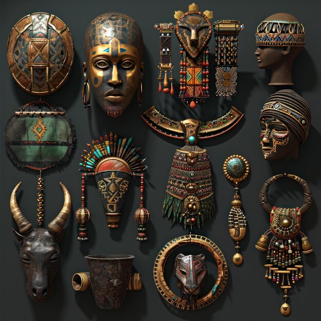 Photo african props