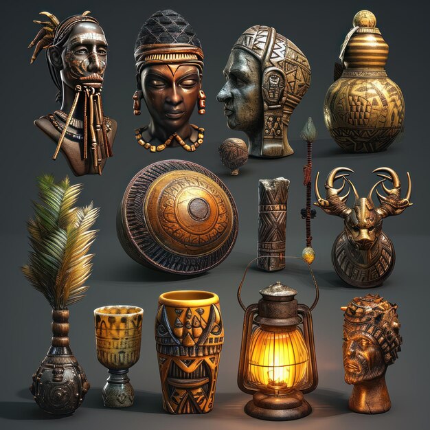 Photo african props