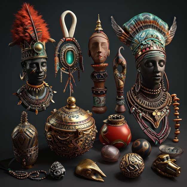 Photo african props