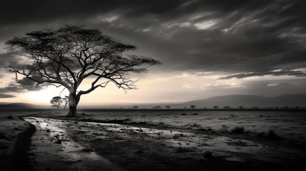 アフリカのサファリの風景 無料写真 HD背景