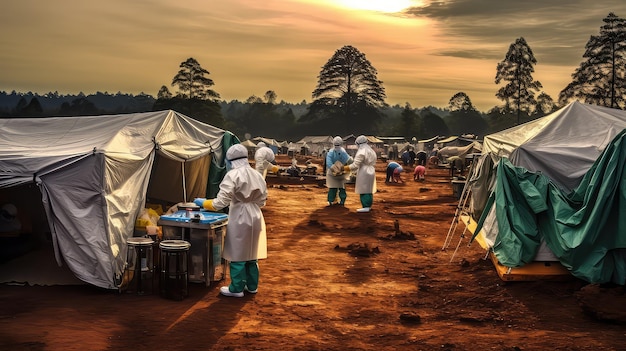 African Village Ebola Outbreak Medical Teams Respond