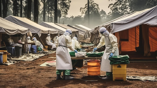 African Village Ebola Outbreak Medical Teams Respond