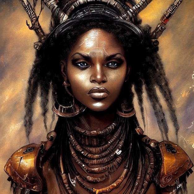 african female warrior