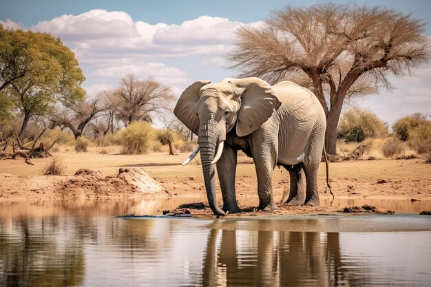 アフリカの野生動物サファリ