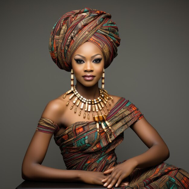 African woman HD 8K wallpaper Stock Photographic Image