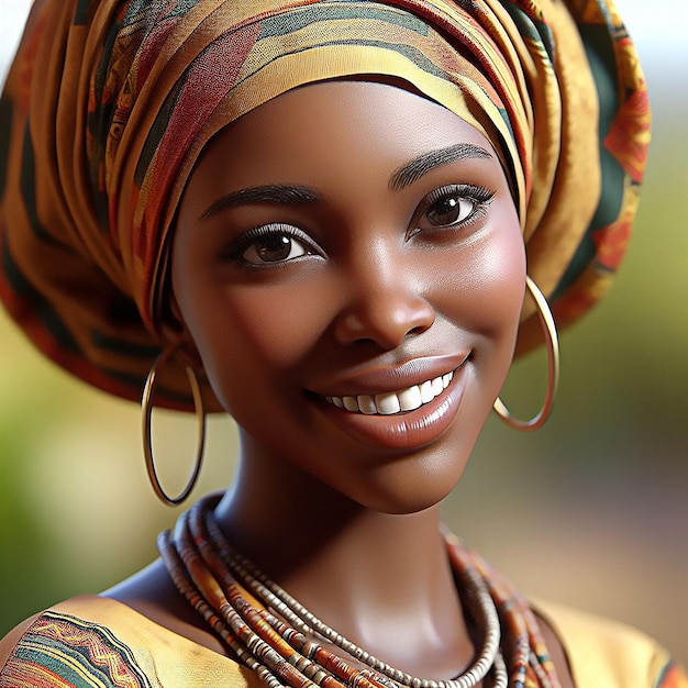 African Woman SMiles