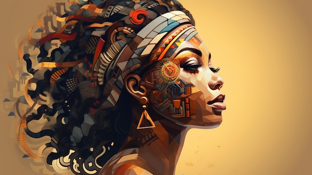 現代の伝統とアイデンティティを守るアフリカの女性