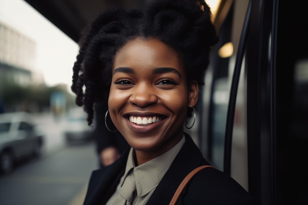 African young businesswoman Generate AI