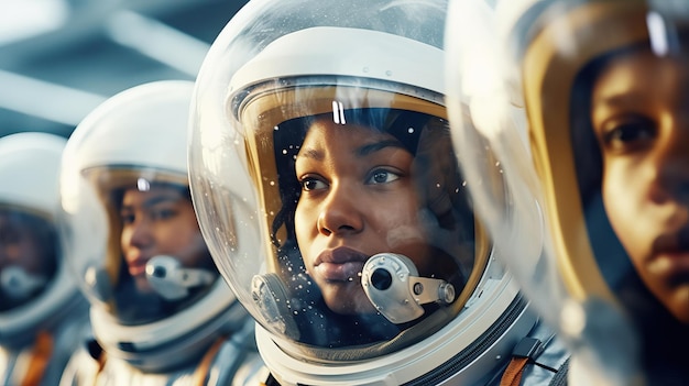 AfricanAmerican Female Astronauts Ready for Launch