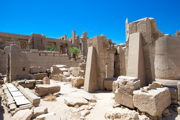 Afrika Egypte Luxor Karnak tempel