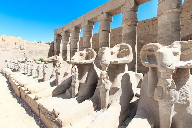 Afrika Egypte Luxor Karnak tempel