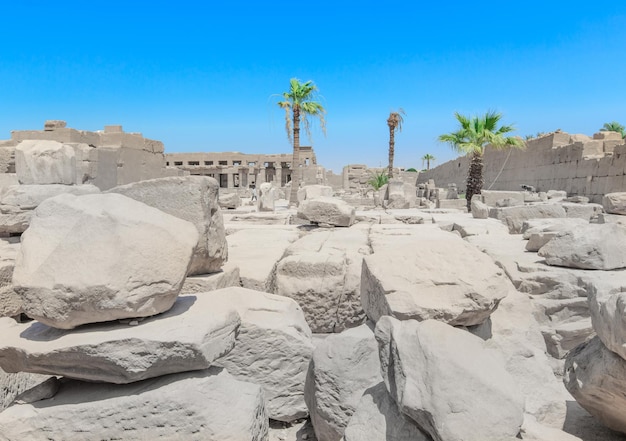 Afrika Egypte Luxor Karnak tempel