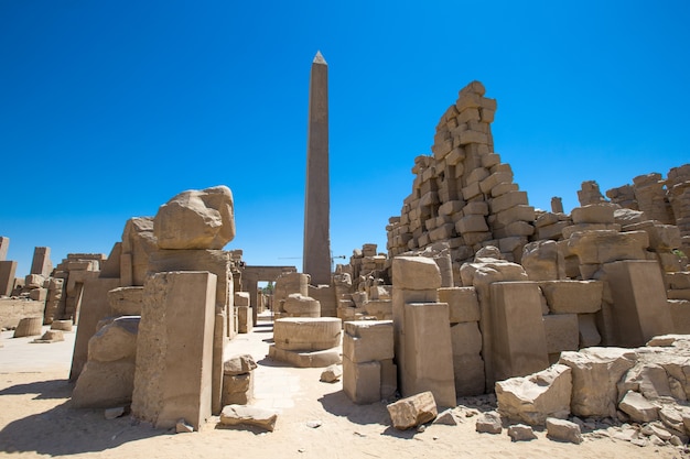 Afrika, egypte, luxor, karnak-tempel