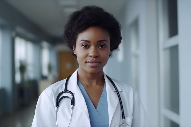Afro-Amerikaanse arts Vrouwelijke gezondheid Generate Ai