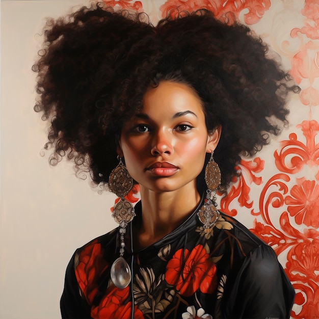 Afro-Amerikaanse portretfoto
