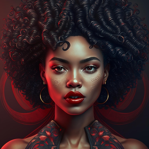 Afro hair, African American Woman, Black woman hair style