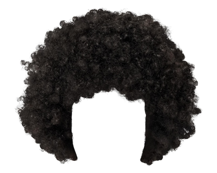 Photo afro png kinky hair transparent background