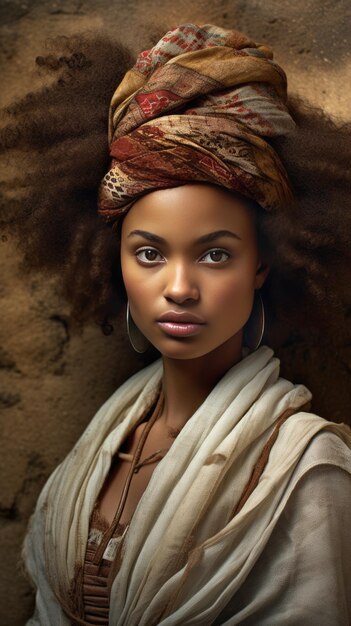 Photo afrodescendant woman