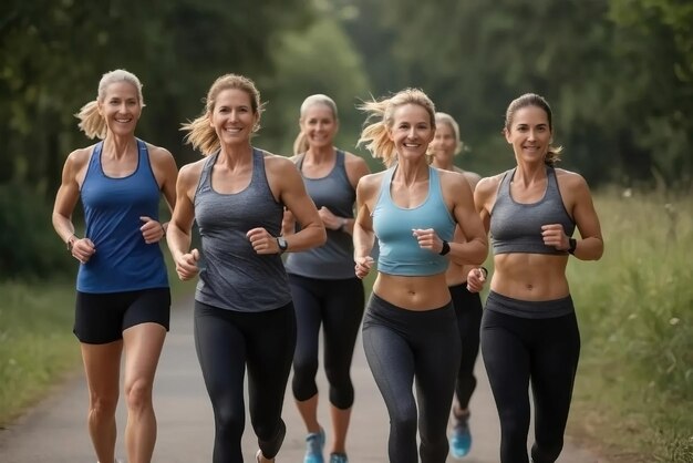 After menopause women continue to practice sports and feel young