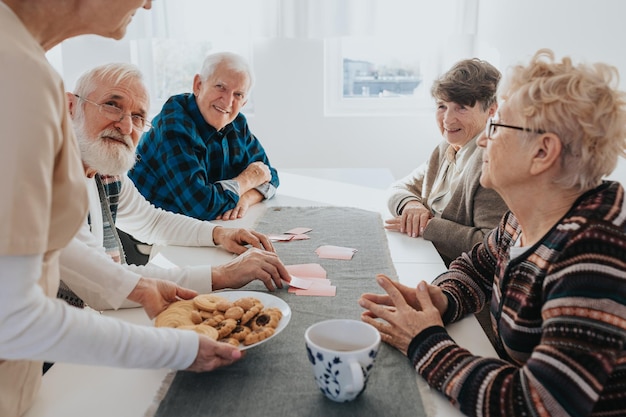 Afternoon in nursing home
