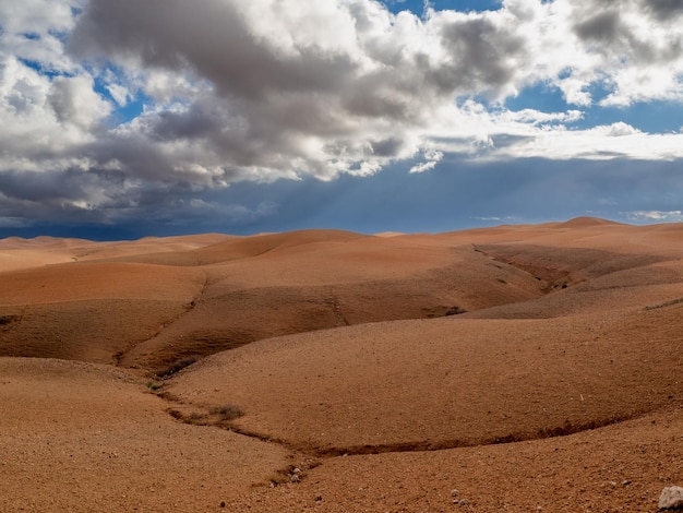 Agafay desert in Marrakech Morocco