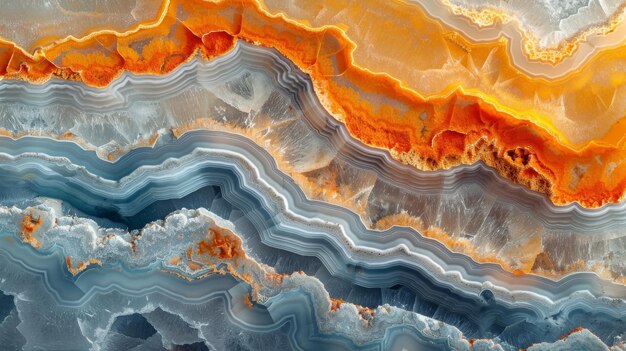 An agate rock39s gradient surface