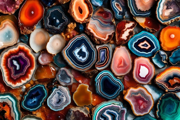 Agate stones background for design