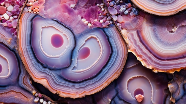 Agate texture Colorful And Mesmerizing Blend of Earthy Beauty Elegant crystals and stones