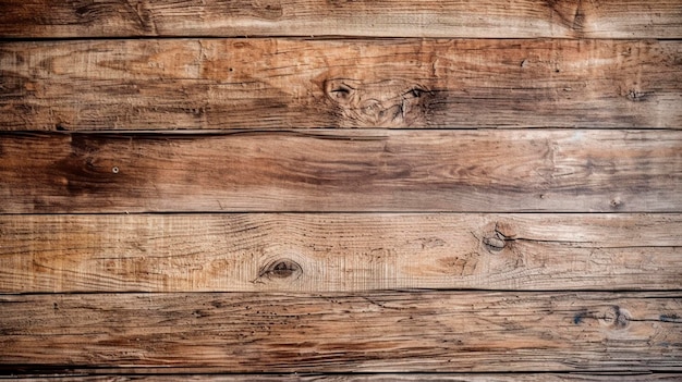 Aged barn wood background with rough weathered texture Generative AI