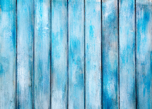 Photo aged blue painted grunge wood texture