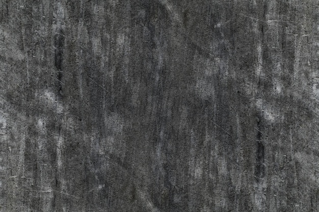 Aged dark gray cement plaster wall surface with heavy grunge texture