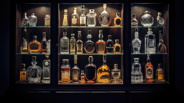 Foto whiskey di lusso invecchiato esclusivo