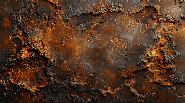 Aged Metal Textures with Rich Rusty Tones
