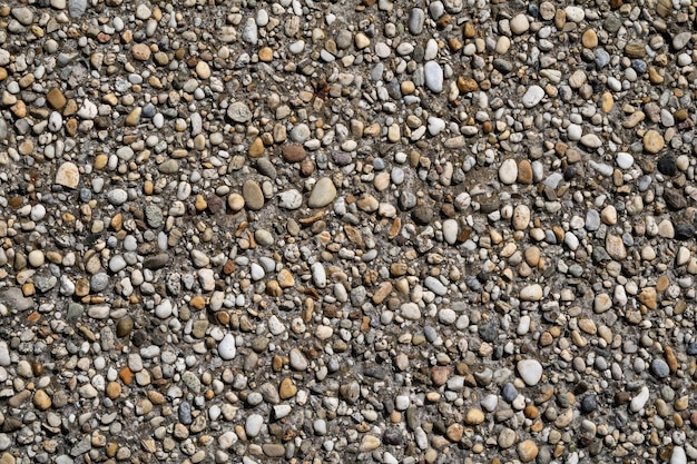 Aged pebble wall surface texture