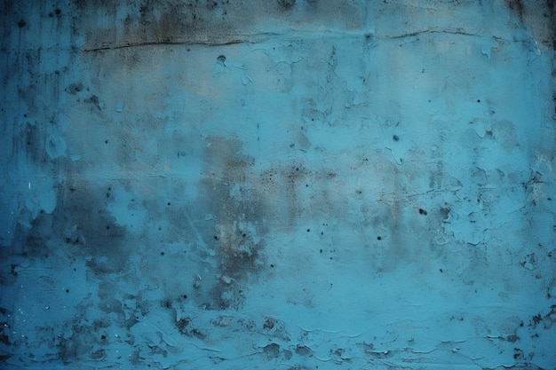 Aged and textured blue grunge backdrop providing a rough visual appeal