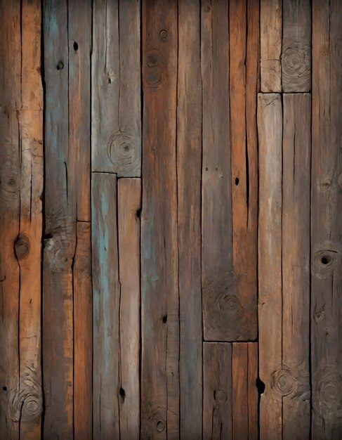 Aged Wood Planks Texture Background