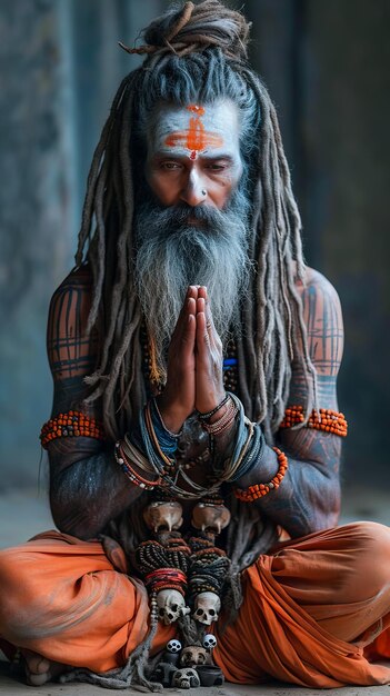 Foto aghori yoga tantrico