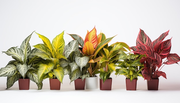 Foto varietà di aglaonema