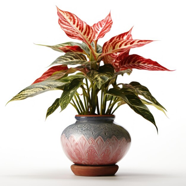 aglaonema in vase art