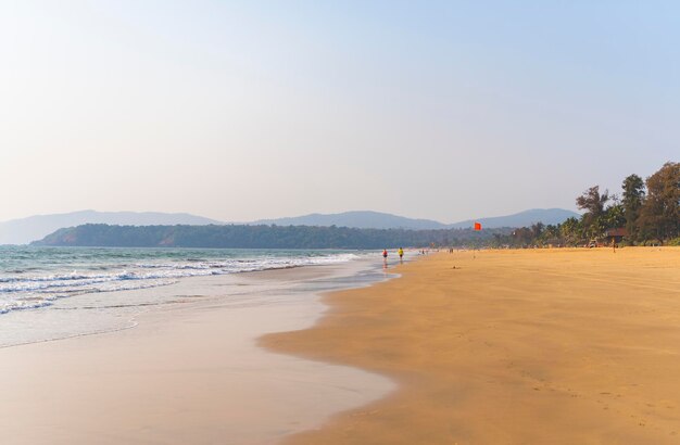 Foto spiaggia di agonda, goa meridionale, india