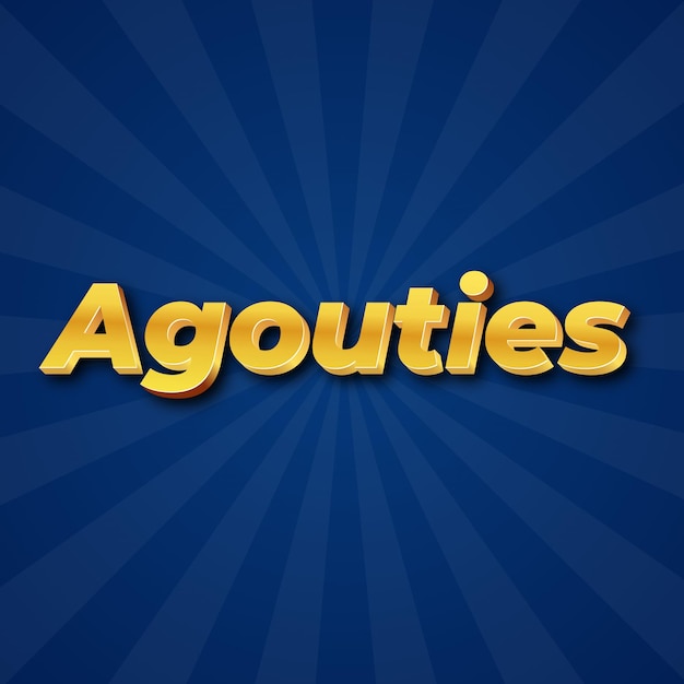 Agouties text effect gold jpg attractive background card photo confetti