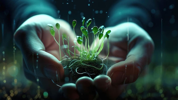 Agrarische technologieën voor het kweken van planten Generatieve Ai