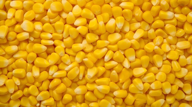 Agricultural abundance yellow corn kernels