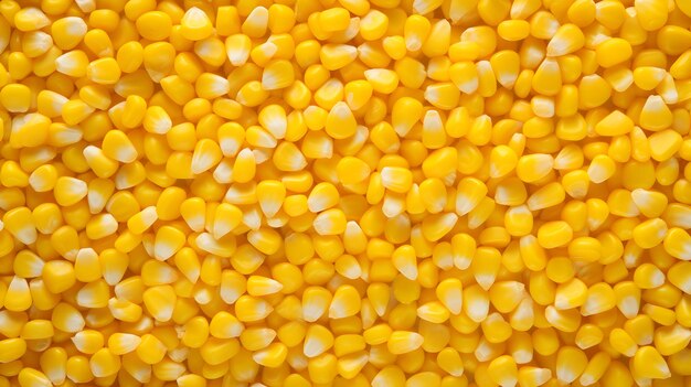 Agricultural abundance yellow corn kernels