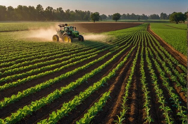 Foto macchine agricole al lavoro nel campo