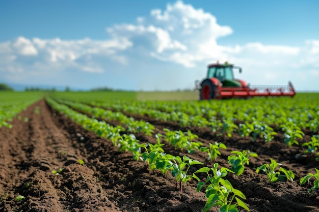 Agricultural machines mockup Generate Ai