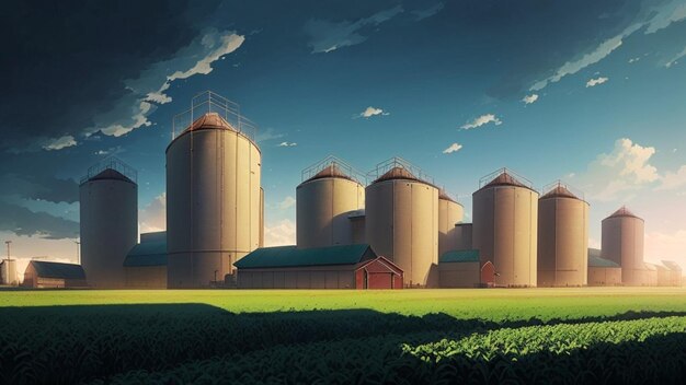 Agricultural planting silos