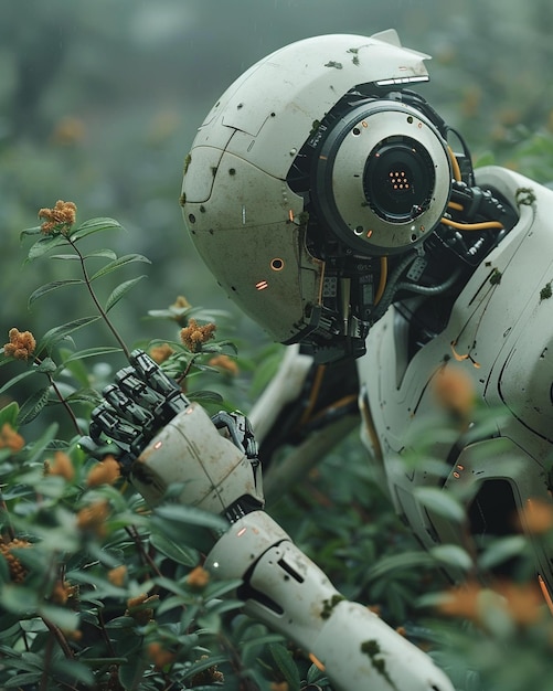 Agricultural Robots Using Machine Wallpaper